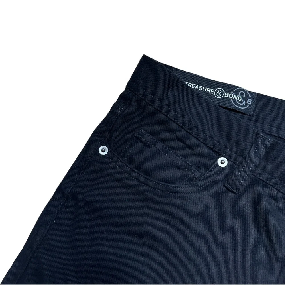 Treasure & Bond Men’s Black Slim Fit Cutoff Shorts US 31W - Picture 3 of 9